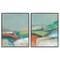 Stupell Industries Impressionist Pastel Landscape 2 pc Framed Giclee Wall Art Set Design by Jan Weiss